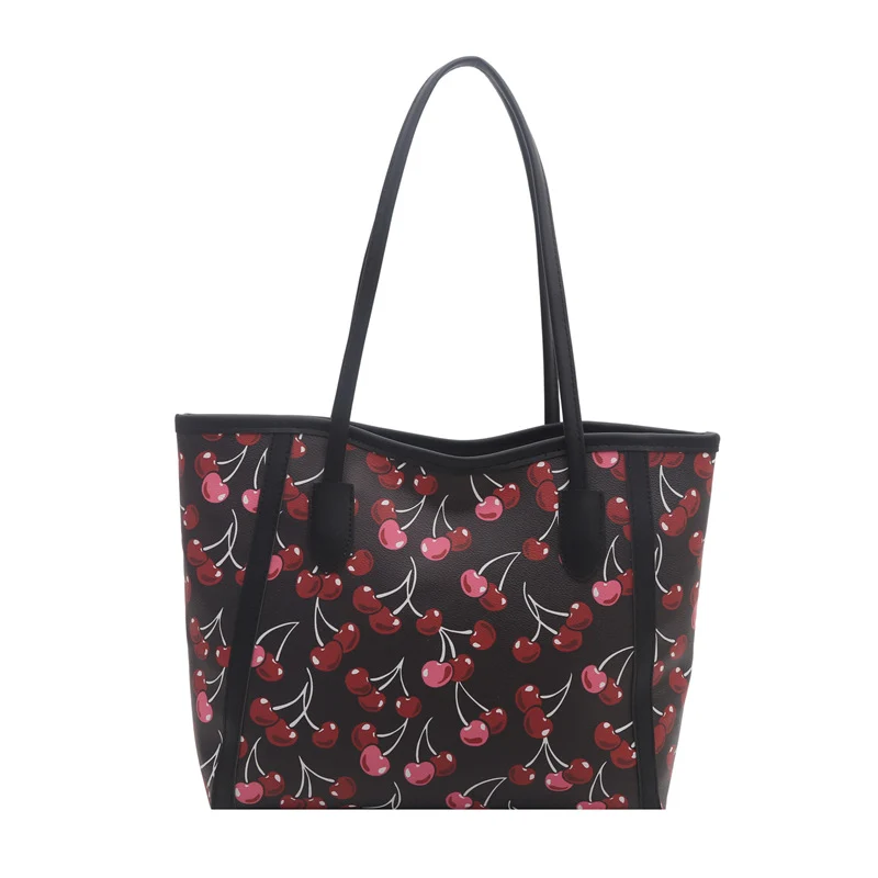 Kirsch-Print Tragetasche