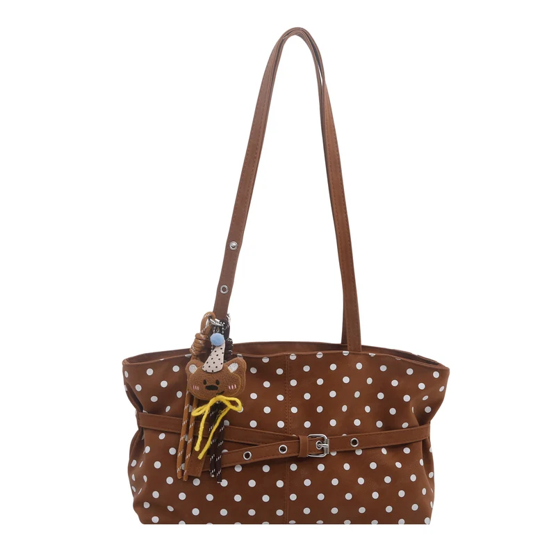 Charmante Polka Dot Handtasche