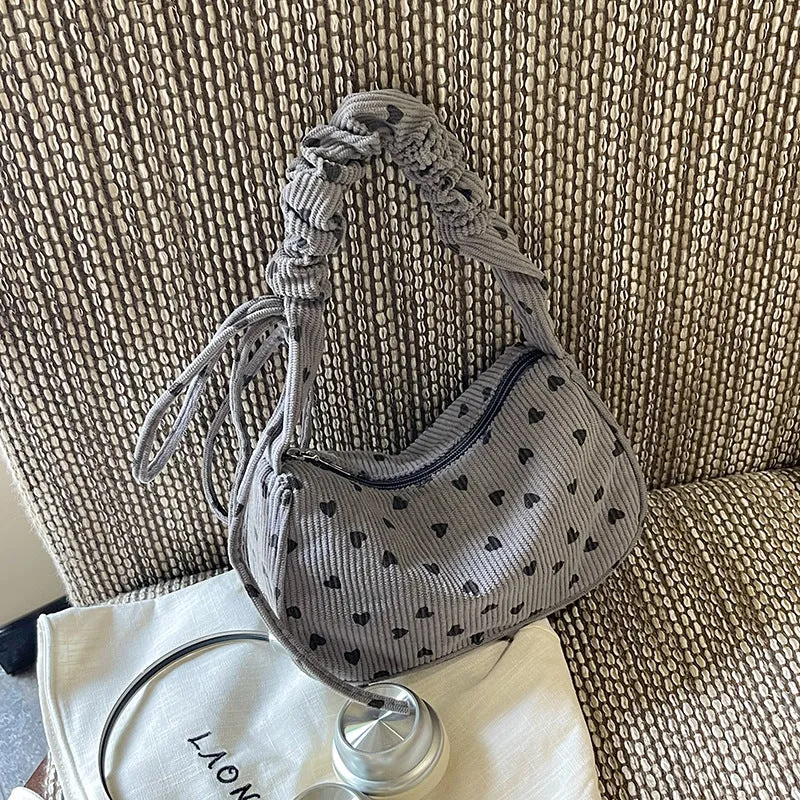 Charmante Herz-Muster Handtasche