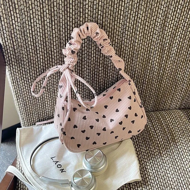 Charmante Herz-Muster Handtasche