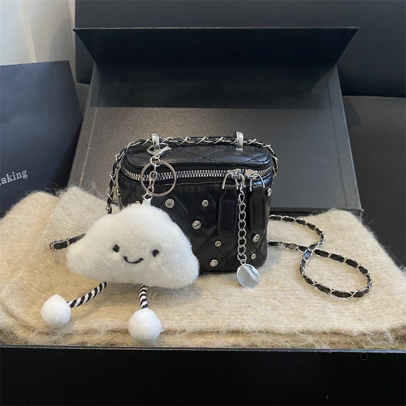 Trendige gesteppte Mini-Crossbody-Tasche