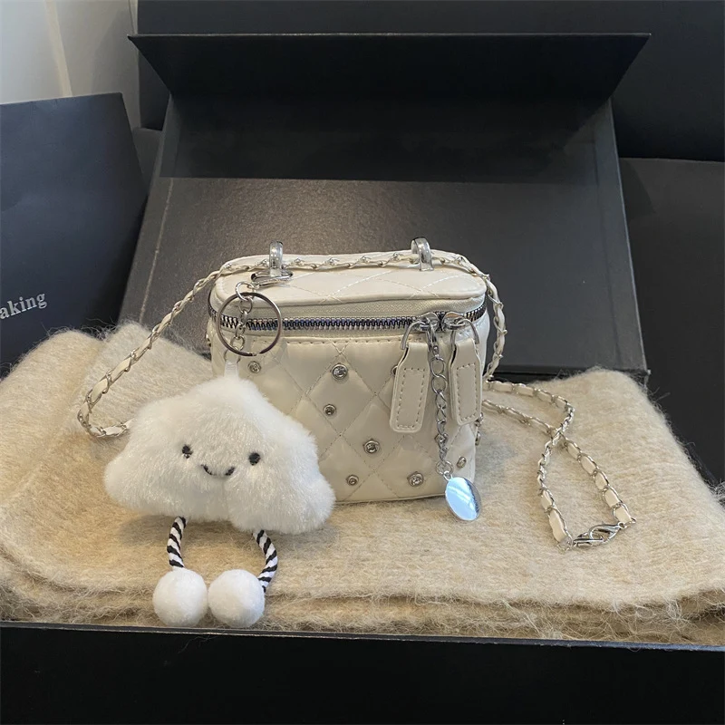 Trendige gesteppte Mini-Crossbody-Tasche