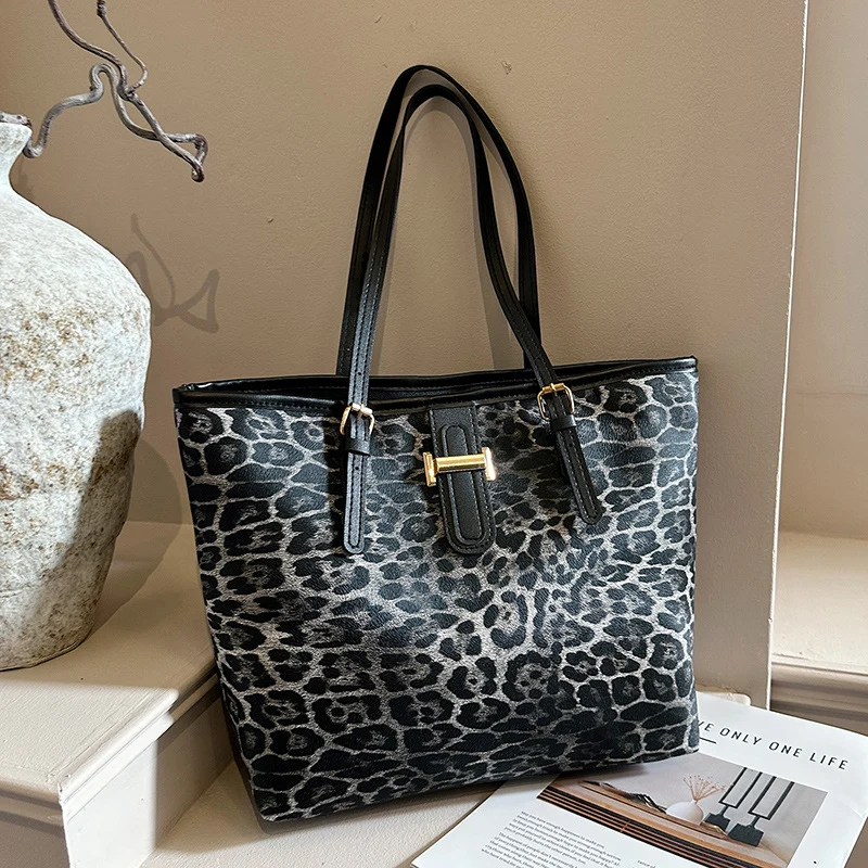Elegante Leopardenmuster Einkaufstasche