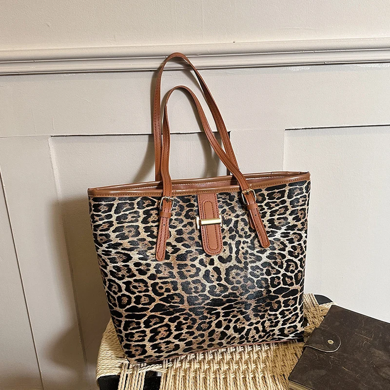Elegante Leopardenmuster Einkaufstasche