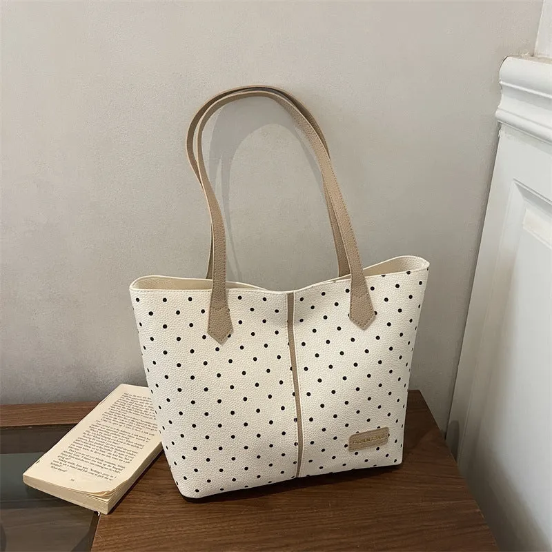Trendige Polka-Dot-Tasche