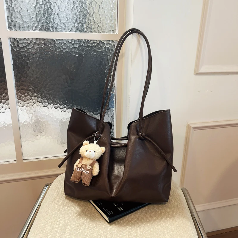 Lässige Zugband-Shopper-Tasche