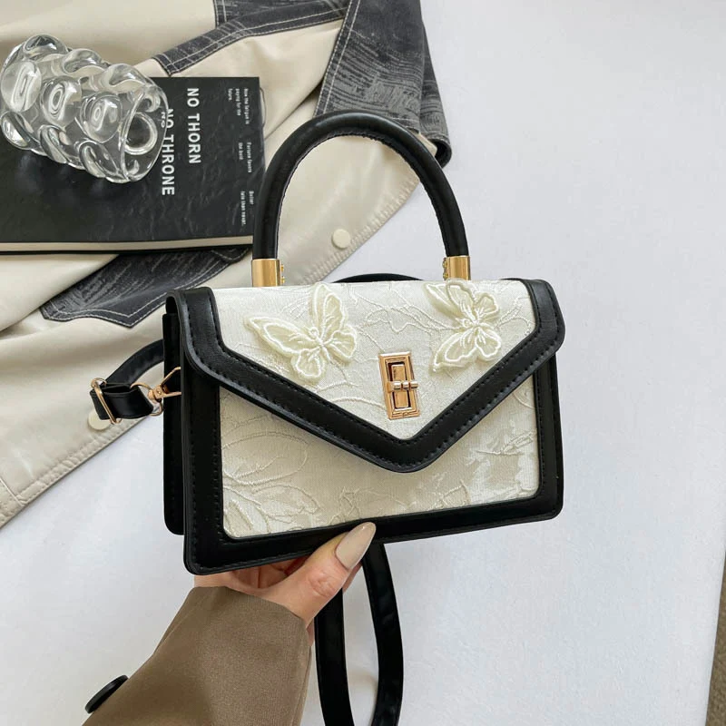 Elegante bestickte Handtasche