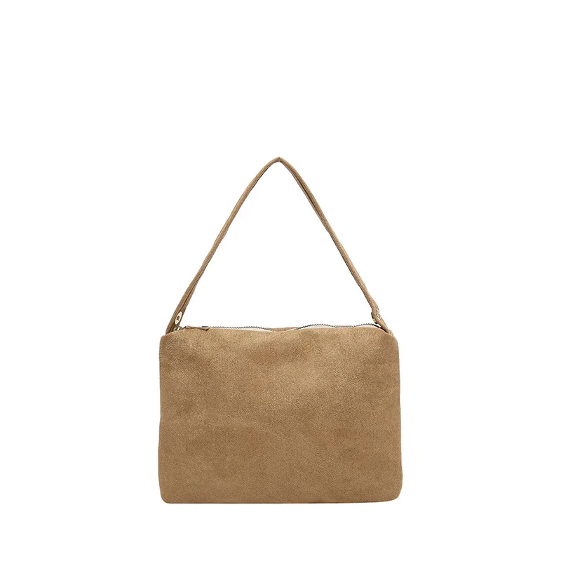 Wildleder Schulter Clutch Tasche