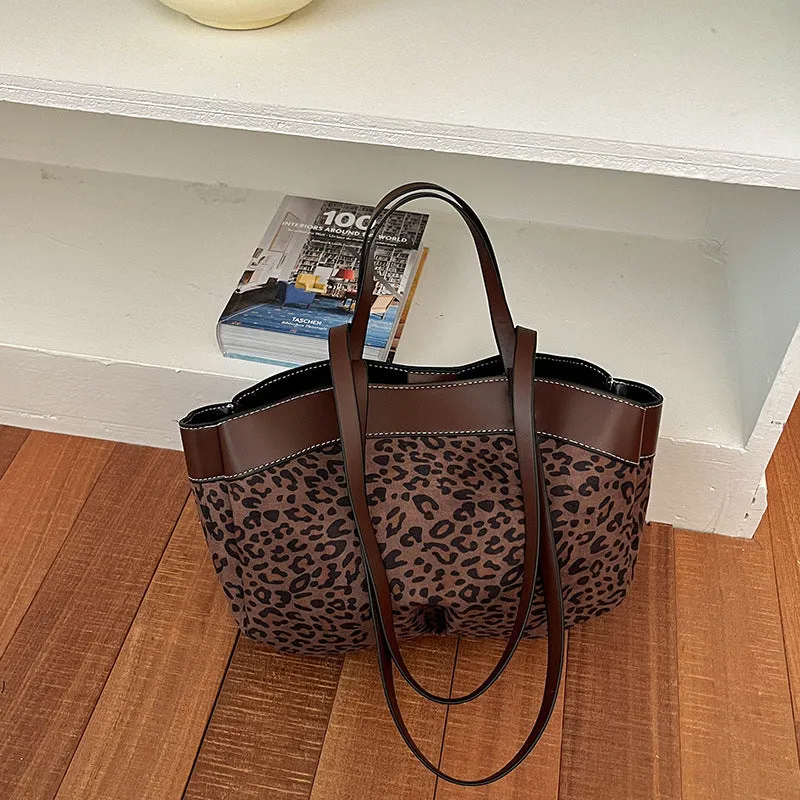Wildleder Shopper Tragetasche