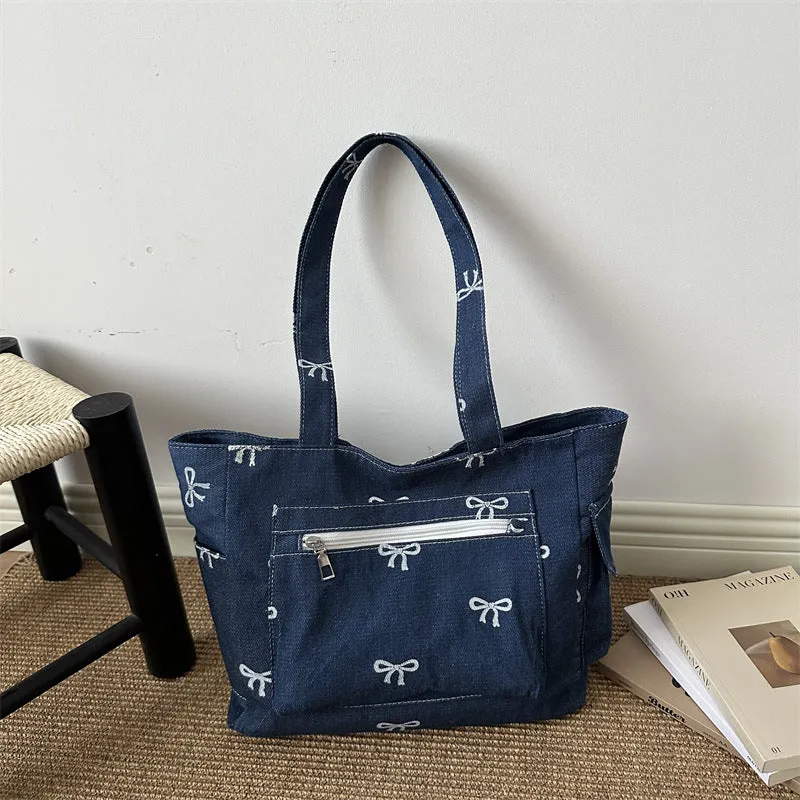 Lässige Canvas Tote Tasche