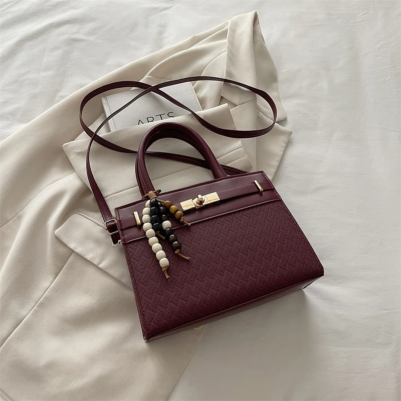 Designer Strukturierte Handtasche