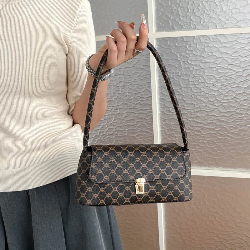 Designer gemusterte Handtasche