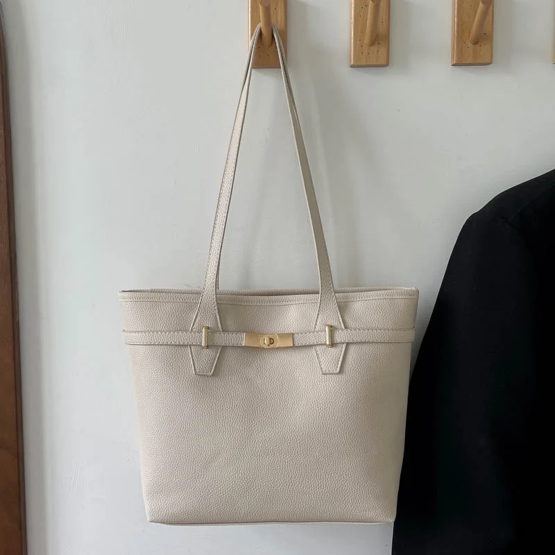 Stylische Strukturierte Tote Bag