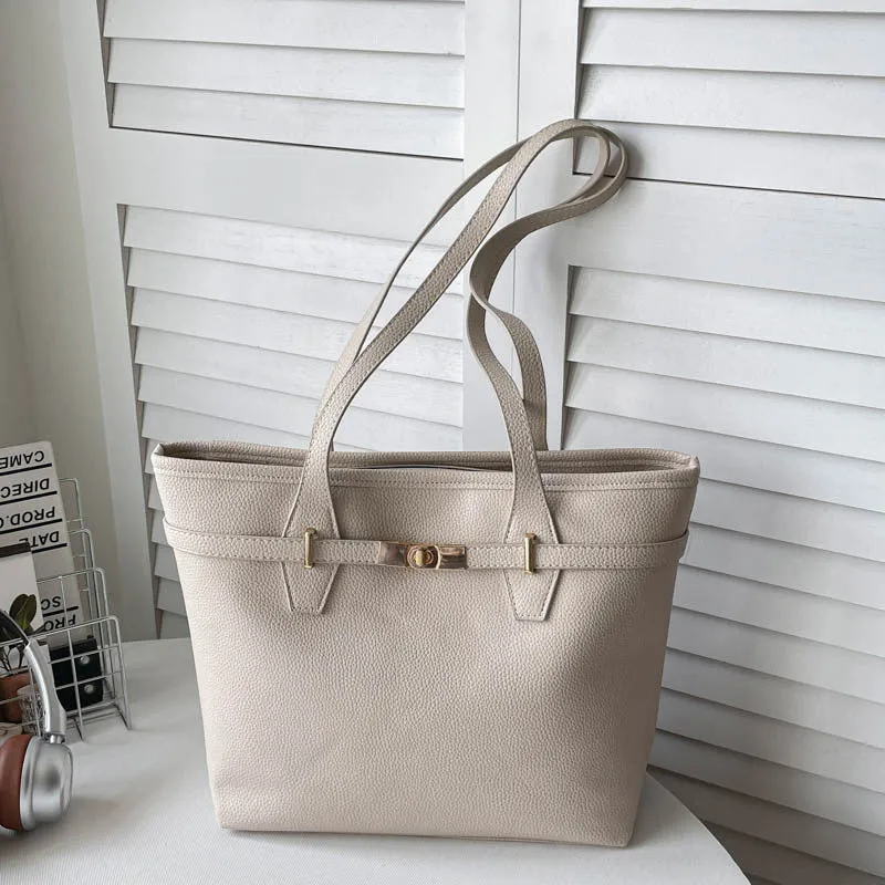 Stylische Strukturierte Tote Bag