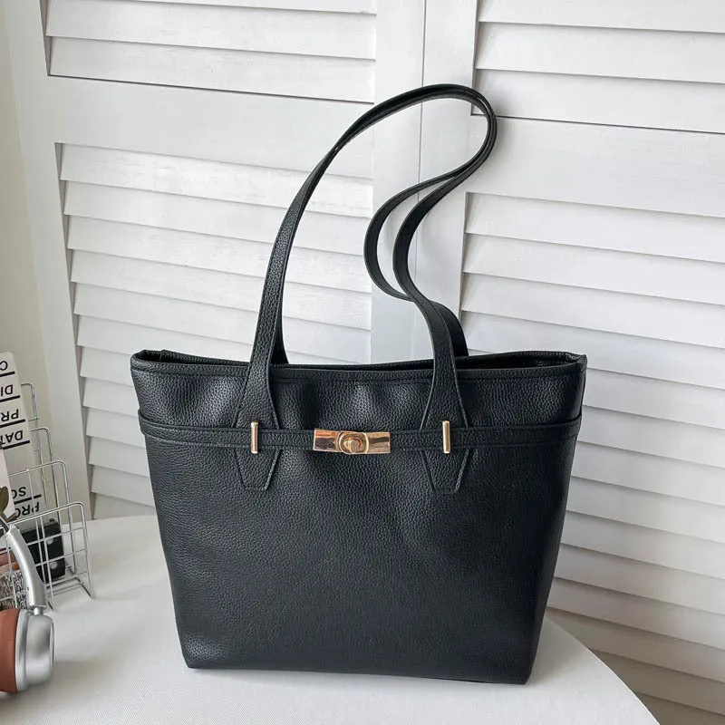 Stylische Strukturierte Tote Bag
