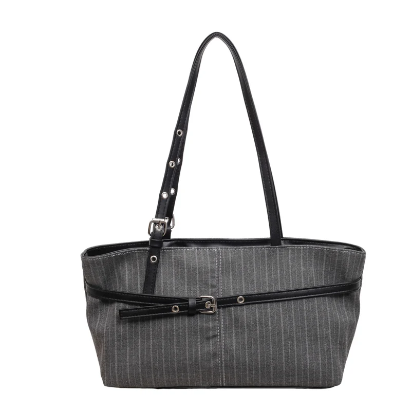 Stylische gestreifte Business-Tote
