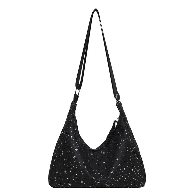 Stylische Stern-Druck Schultertasche