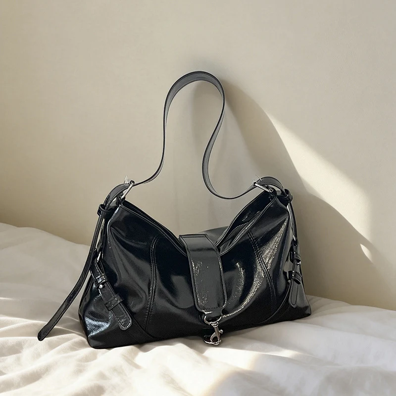 Chic Vegane Leder Schultertasche