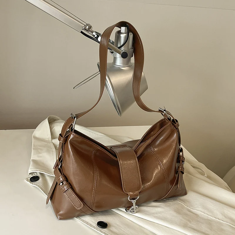 Chic Vegane Leder Schultertasche