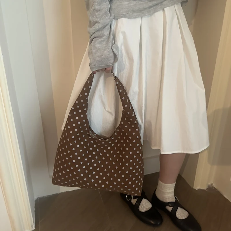 Polka Dot Hobo Tasche