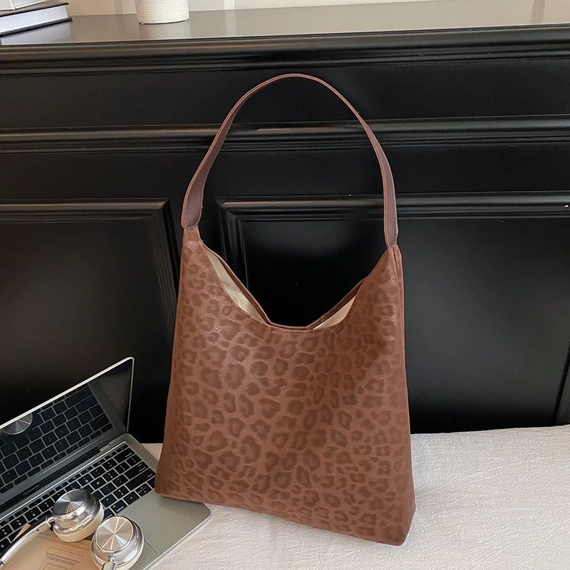 Chic Leopardenmuster Hobo Tasche