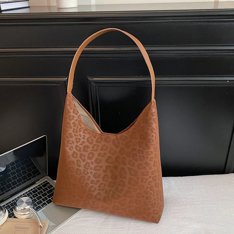 Chic Leopardenmuster Hobo Tasche