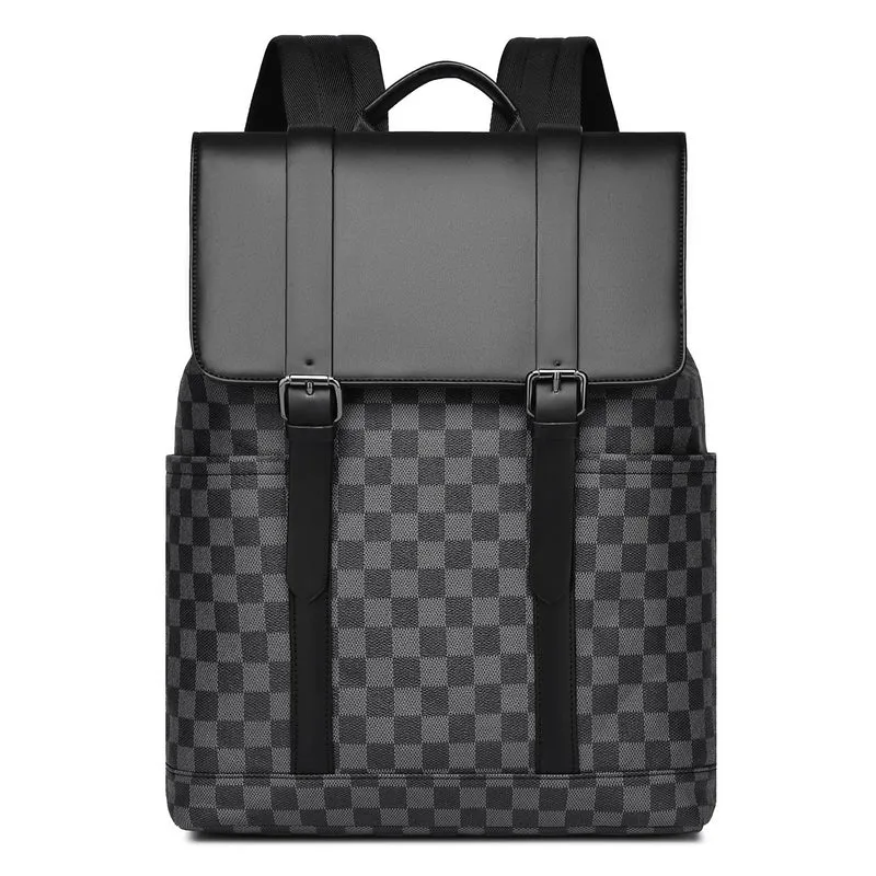 Stylische Kariert Rucksack Karnz