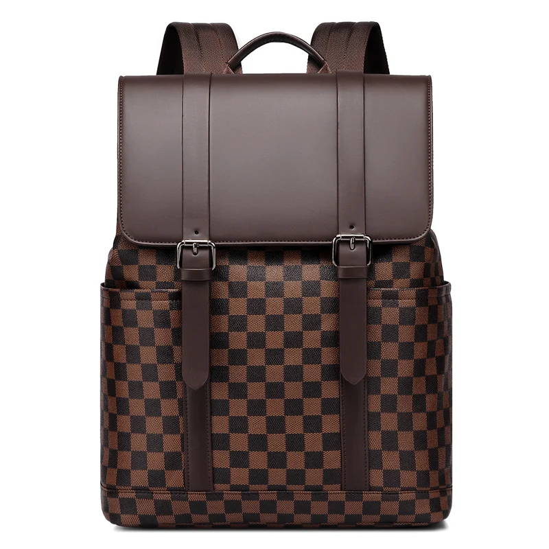 Stylische Kariert Rucksack Karnz