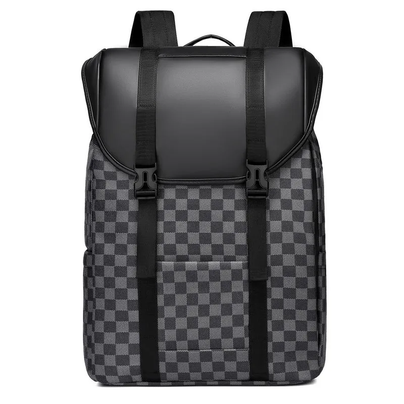 Stilvolle Karomuster-Rucksack Karnz