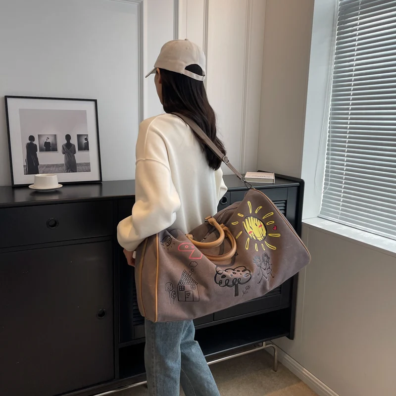 Canvas Kunst Reise Duffel Tasche Karnz