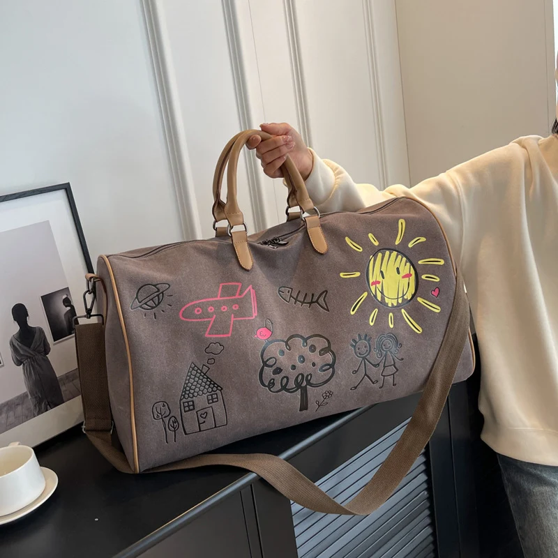 Canvas Kunst Reise Duffel Tasche Karnz