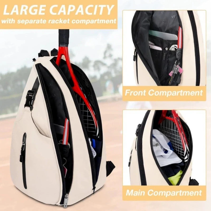Ergonomischer Tennis Gear Sling Backpack Karnz