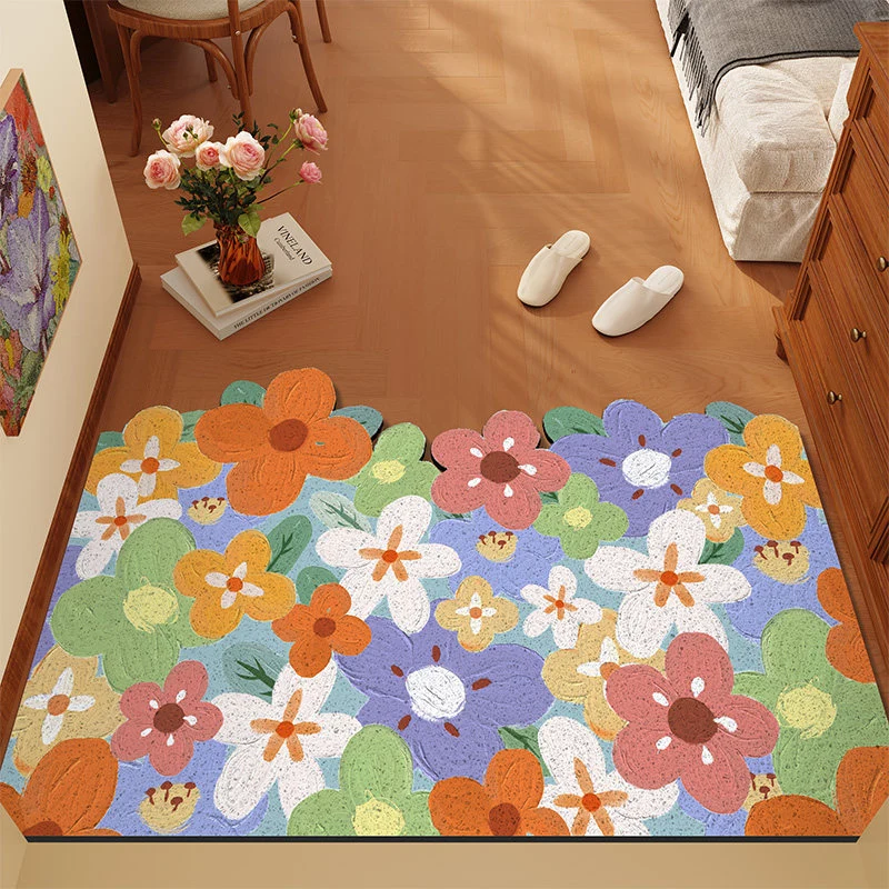 Florales Themen-Teppich