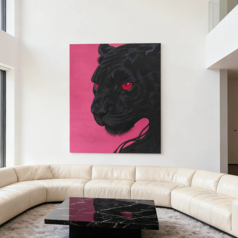 Panther-Themen Leinwand Wandkunst