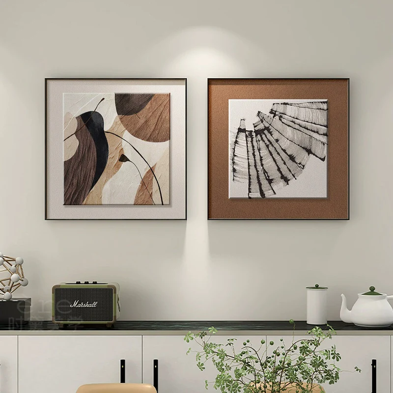 Abstrakte textile Wandkunst