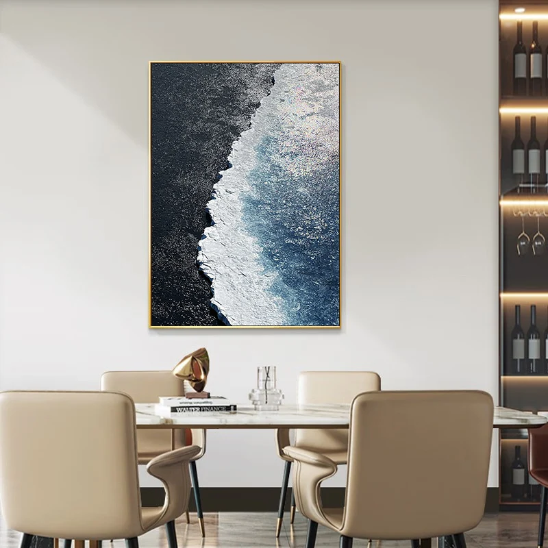 Modern Ocean Wave Leinwandkunst
