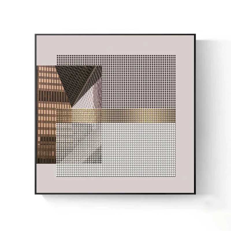 Moderne geometrische Wandkunst Druck