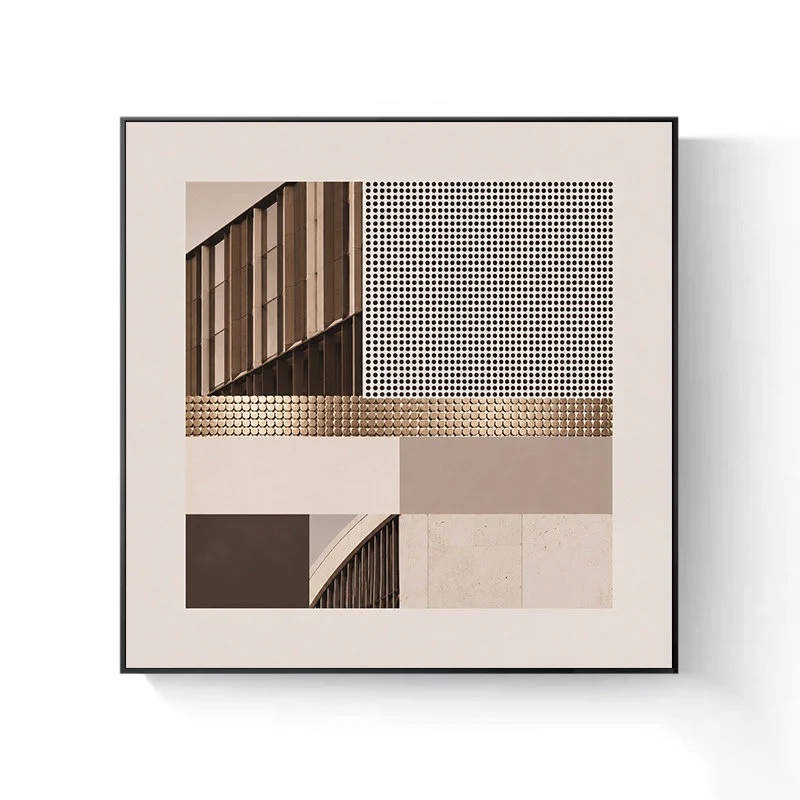 Moderne geometrische Wandkunst Druck