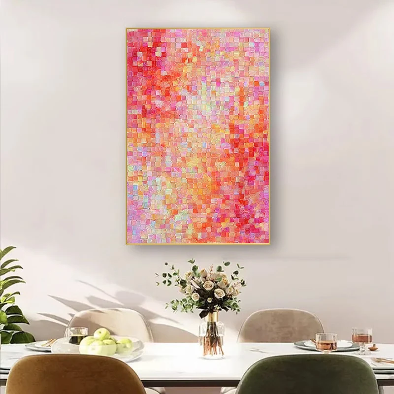 Dekorative abstrakte Mosaik-Leinwandkunst