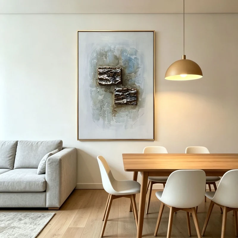 Zeitgenössische strukturierte Wandkunst