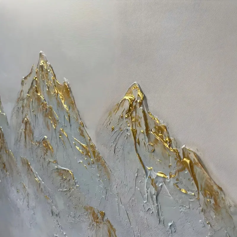 Abstracte Berglandschaft Wandkunst