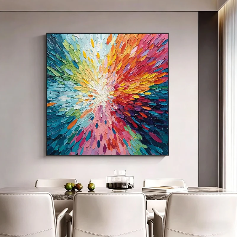 Abstrakte impressionistische Wandkunst