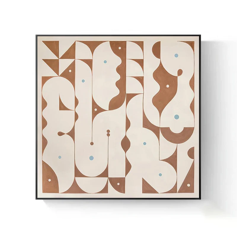 Moderne Geometrische Kunst Leinwand