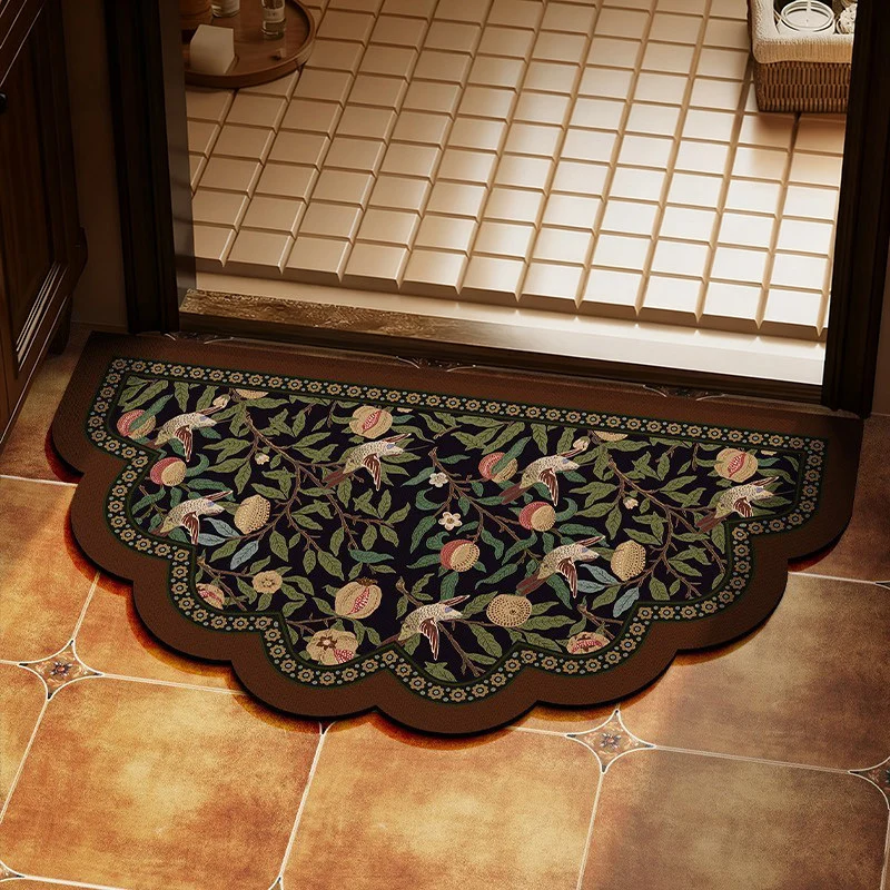 Elegante florale Design-Bereichsmatte