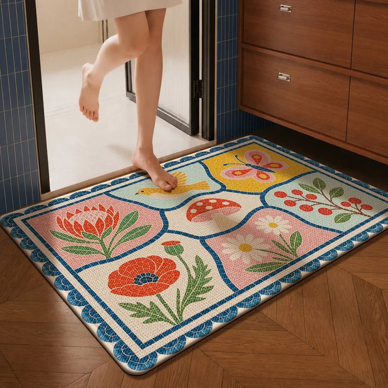 Dekorativer Duschvorleger