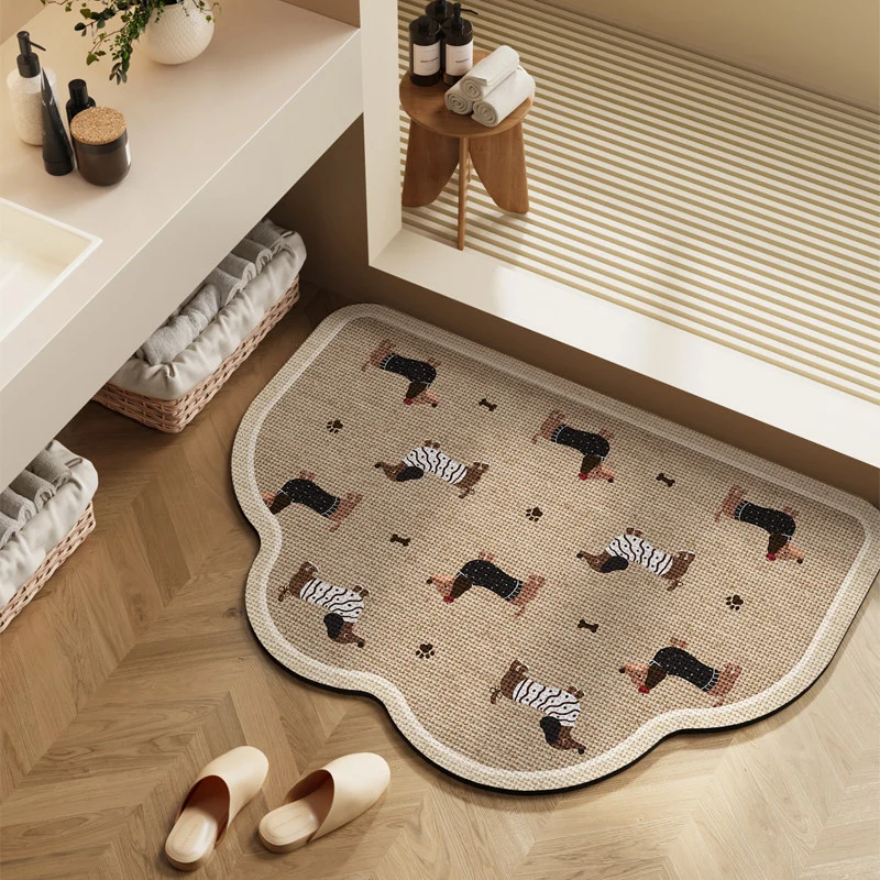Stylische Badezimmermatte für moderne Innenräume