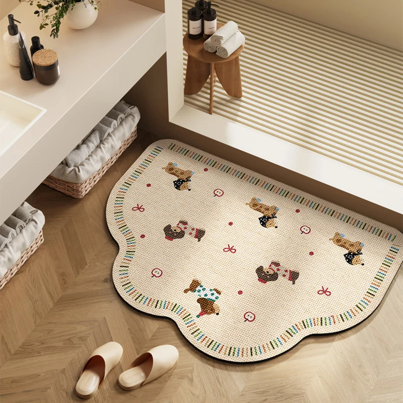 Stylische Badezimmermatte für moderne Innenräume