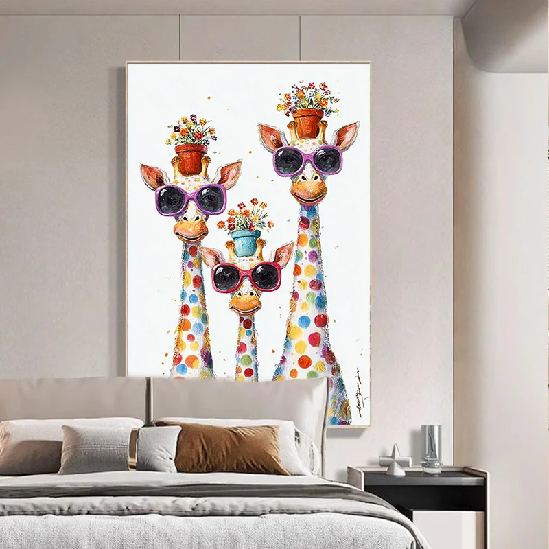 Giraffe Themen Leinwand Kunst