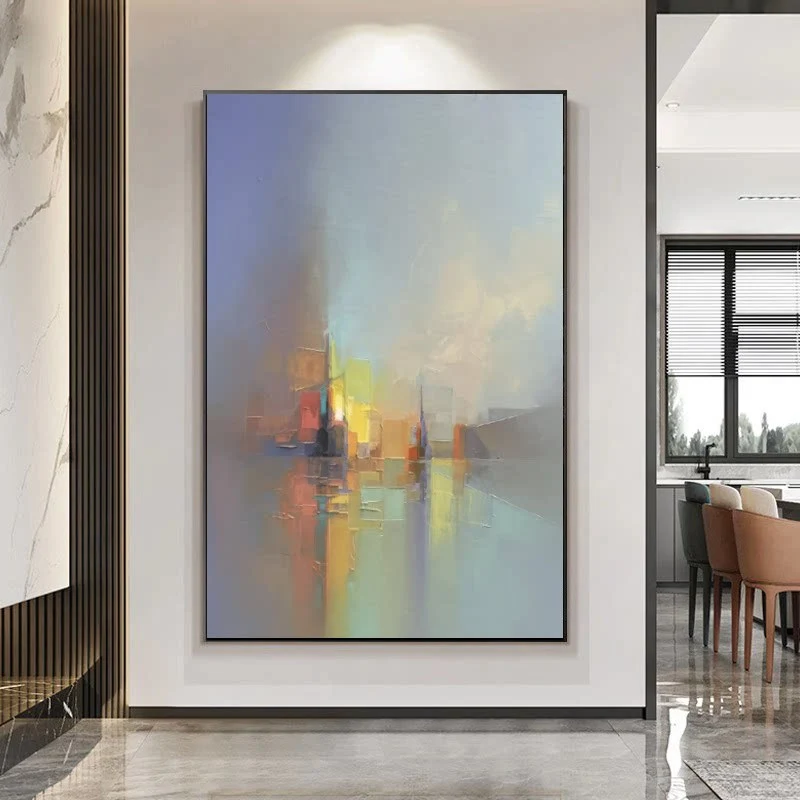 Abstrakte impressionistische Leinwand Wandkunst