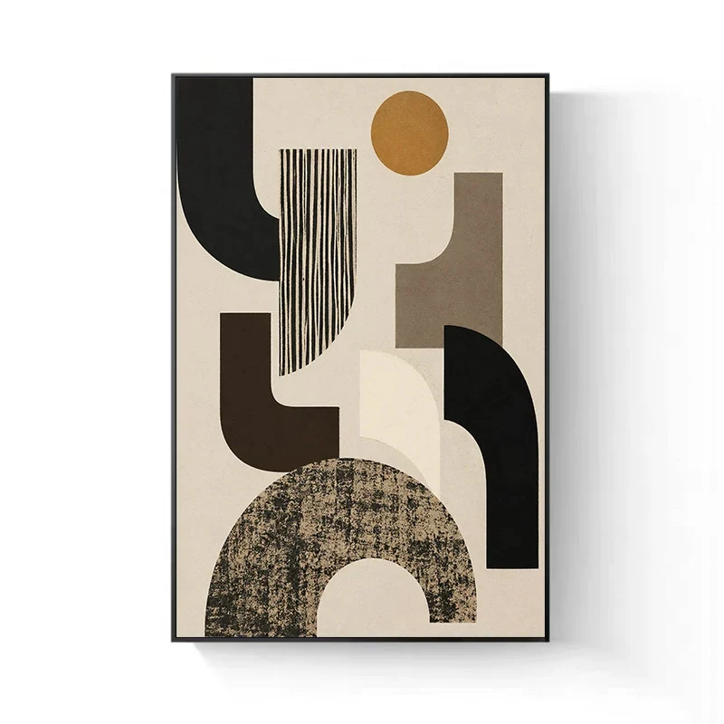 Abstrakte Geometrische Wandkunst Leinwand